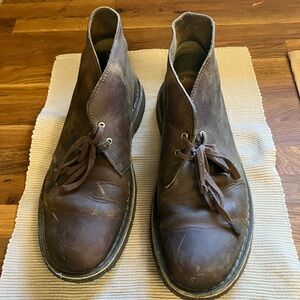 Clarks Brown Chukka Boots Rich Leather Style